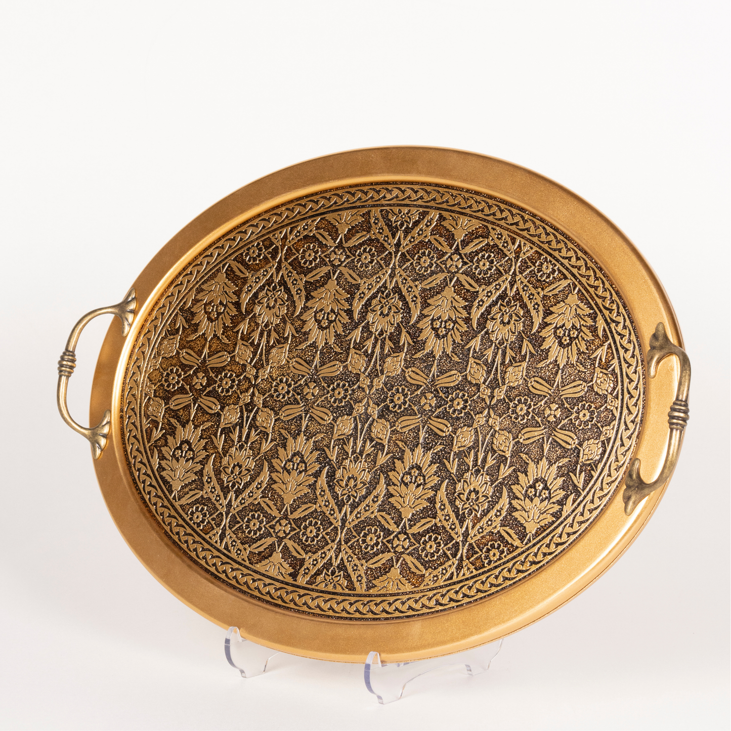 WOODEN ENGRAVED TRAY