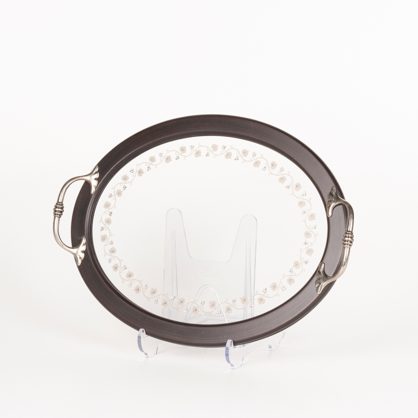 VINE LEAF TRAY PLATIN