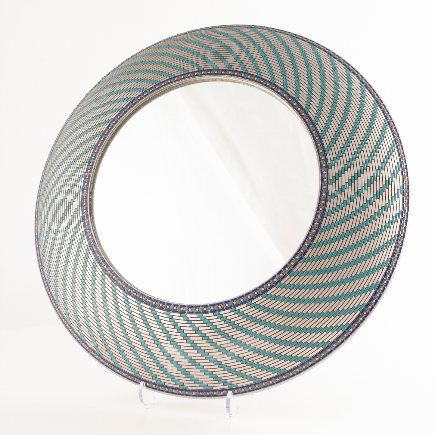 TURQUOISE TWIRLING MIRROR