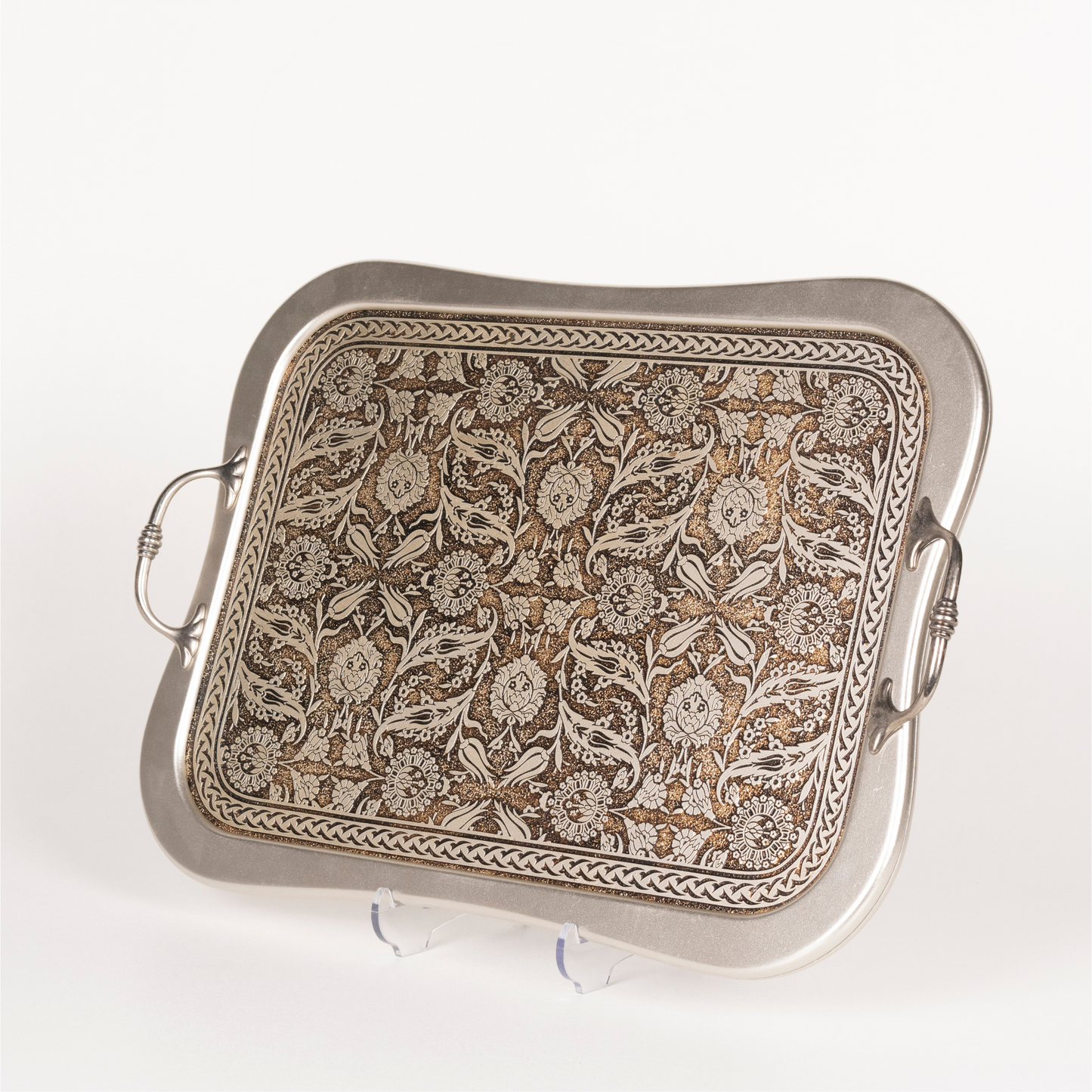 WOODEN ENGRAVED TRAY