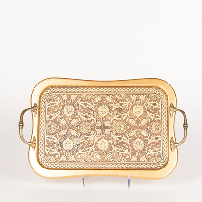 WOODEN ENGRAVED TRAY