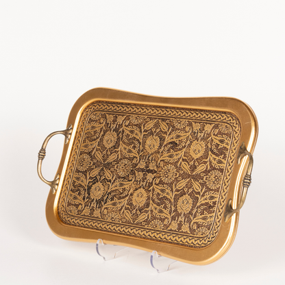 WOODEN ENGRAVED TRAY