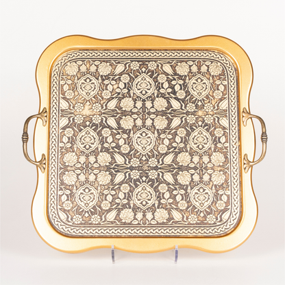 WOODEN ENGRAVED TRAY