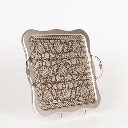 WOODEN ENGRAVED TRAY