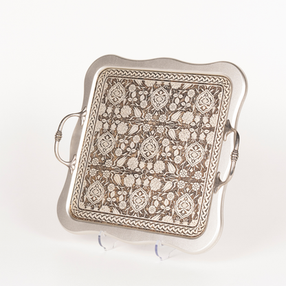 WOODEN ENGRAVED TRAY