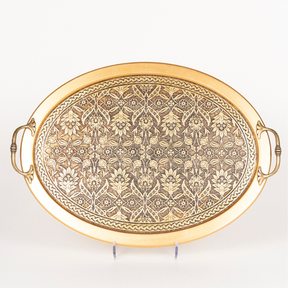 WOODEN ENGRAVED TRAY