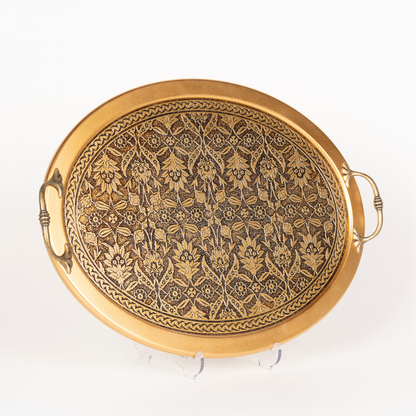 WOODEN ENGRAVED TRAY