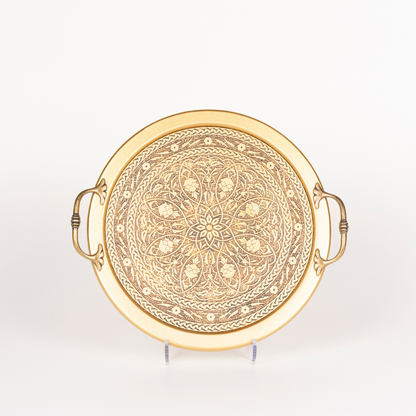 WOODEN ENGRAVED TRAY