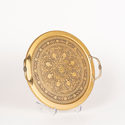 WOODEN ENGRAVED TRAY