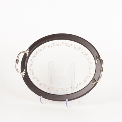 VINE LEAF TRAY PLATIN