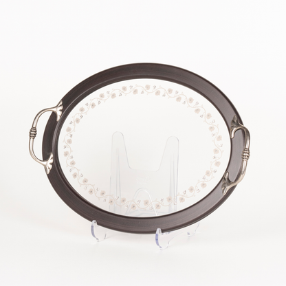 VINE LEAF TRAY PLATIN