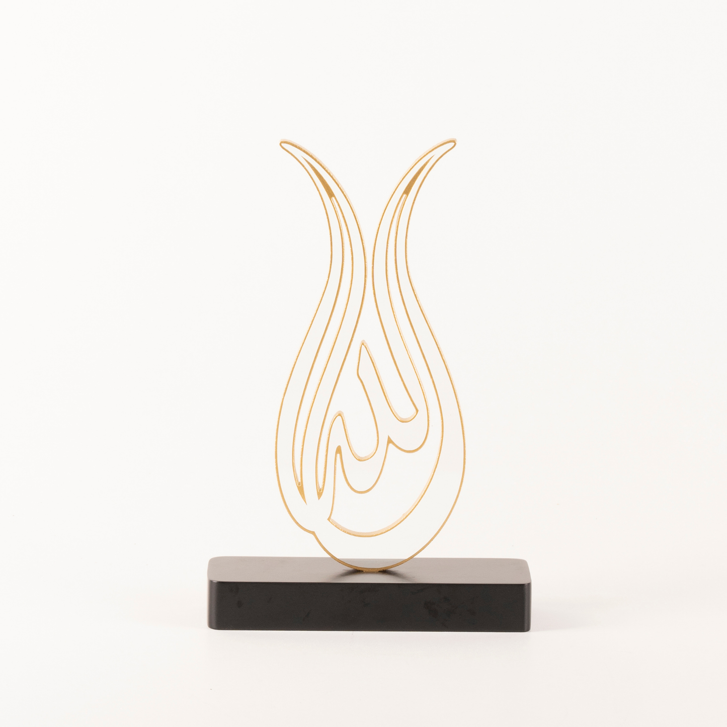 TULIP ADORNED ALLAH CALLIGRAPHY OBJECT