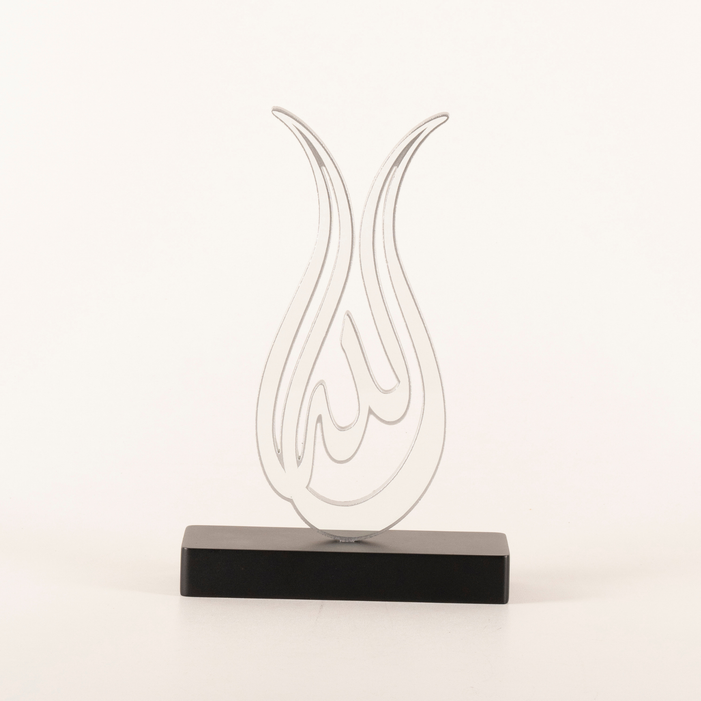 TULIP ADORNED ALLAH CALLIGRAPHY OBJECT