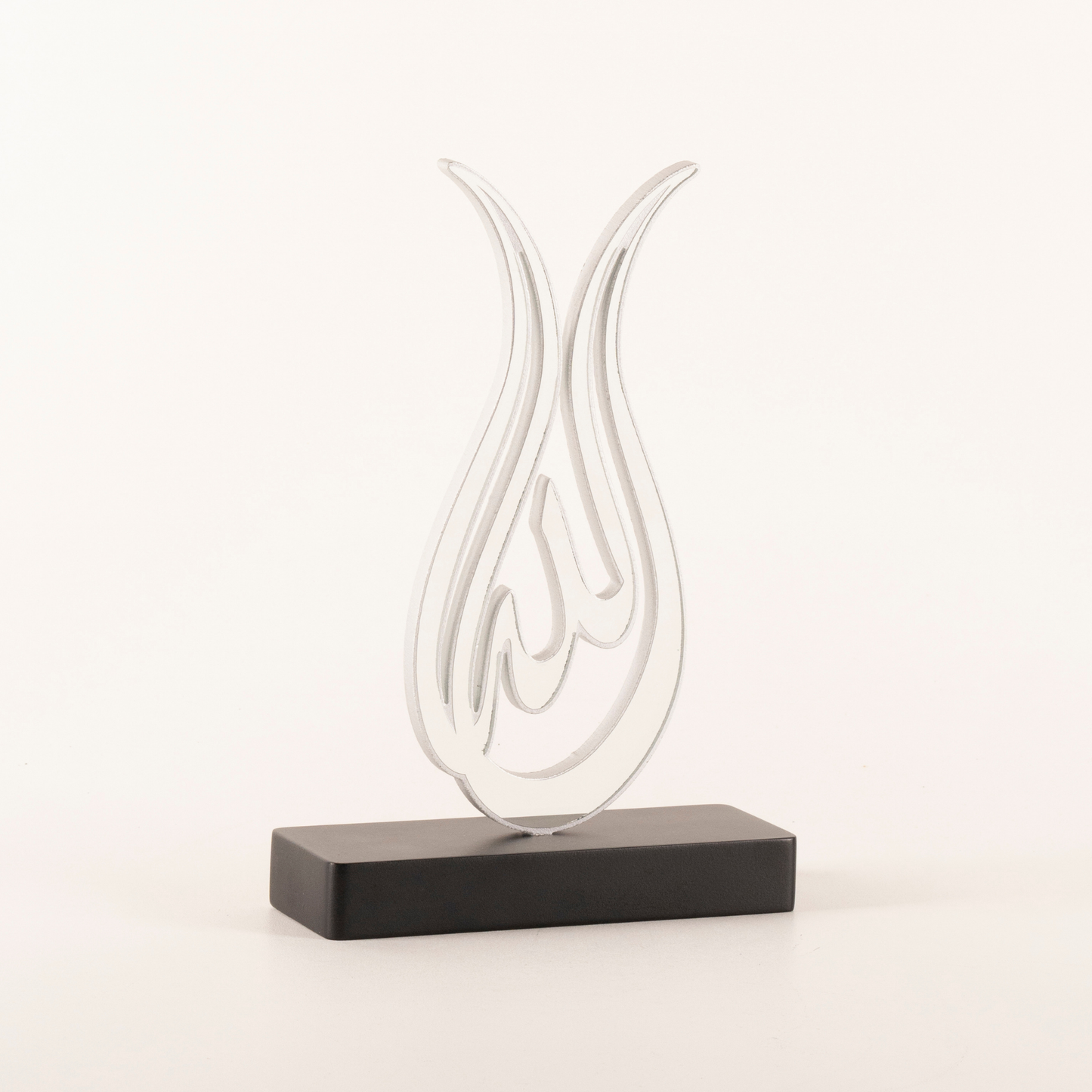 TULIP ADORNED ALLAH CALLIGRAPHY OBJECT