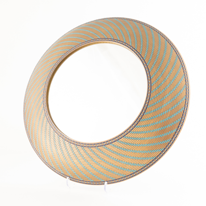 TURQUOISE TWIRLING MIRROR