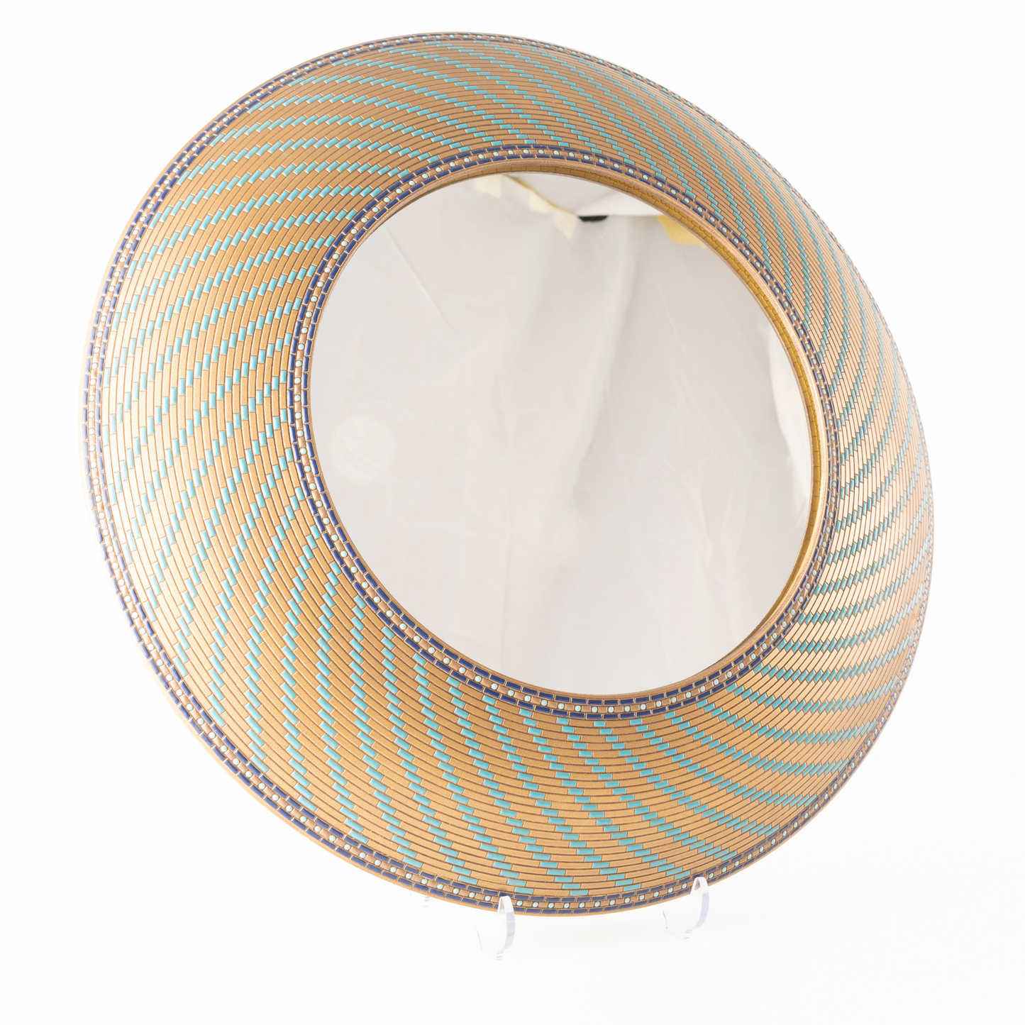 TURQUOISE TWIRLING MIRROR